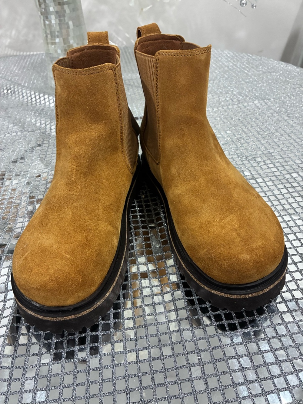❤️Birkenstock❤️ Suede Chukka Boots - Cognac